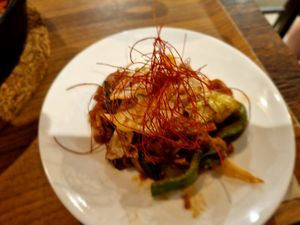 soy pork at Ippudo 博多 一風堂 Plant Based Studio in Tokyo