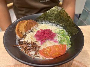 Miraton ramen  at Ippudo 博多 一風堂 Plant Based Studio in Tokyo