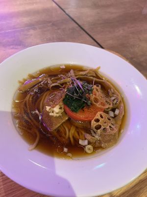   at Ippudo 博多 一風堂 Plant Based Studio in Tokyo