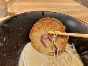 The soy pork at Ippudo 博多 一風堂 Plant Based Studio in Tokyo