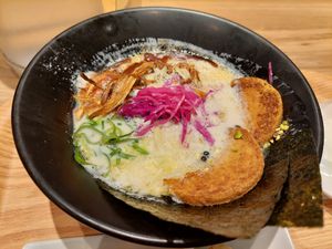 Miraton ramen at Ippudo 博多 一風堂 Plant Based Studio in Tokyo