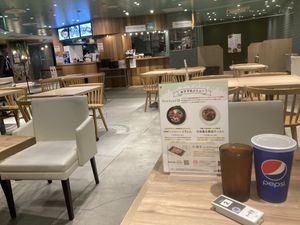 View from my table   at Ippudo 博多 一風堂 Plant Based Studio in Tokyo