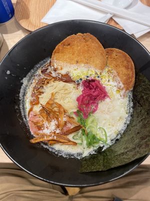   at Ippudo 博多 一風堂 Plant Based Studio in Tokyo