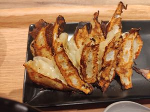 Gyoza at Ippudo 博多 一風堂 Plant Based Studio in Tokyo