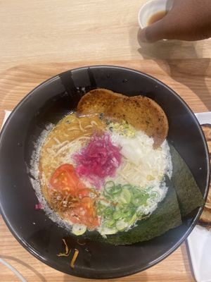 Ramen  at Ippudo 博多 一風堂 Plant Based Studio in Tokyo