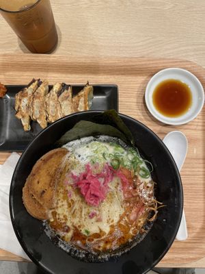   at Ippudo 博多 一風堂 Plant Based Studio in Tokyo