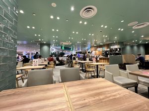 Nice space  at Ippudo 博多 一風堂 Plant Based Studio in Tokyo