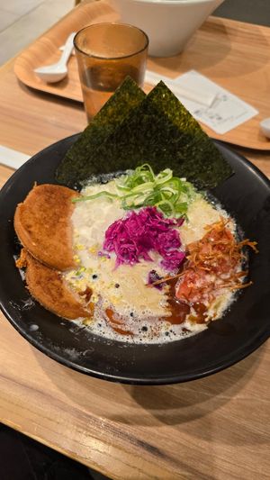 Special Silk-smooth Veggie Tonkotsu at Ippudo 博多 一風堂 Plant Based Studio in Tokyo