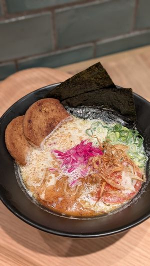 So tasty broth 😋 at Ippudo 博多 一風堂 Plant Based Studio in Tokyo