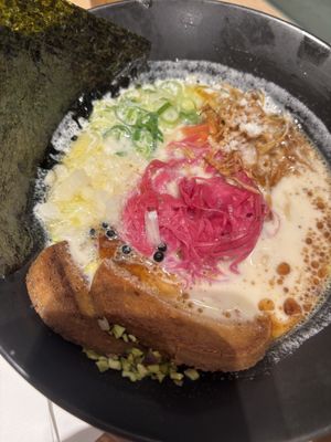   at Ippudo 博多 一風堂 Plant Based Studio in Tokyo