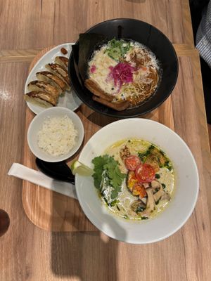   at Ippudo 博多 一風堂 Plant Based Studio in Tokyo