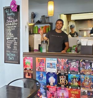 Friendly service with a smile! at Salud Super Food in Puerto Vallarta