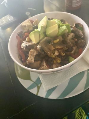 Mexi Bowl  at Salud Super Food in Puerto Vallarta