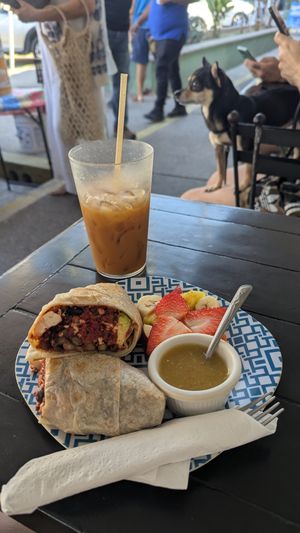 Vallarta Sur Wrap at Salud Super Food in Puerto Vallarta