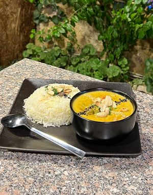 Thai Curry at Carob Restaurant in Amman