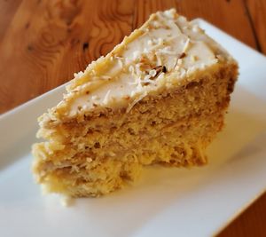 Scrumptious coconut cake at The Cafe in Key West