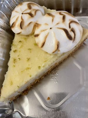 Vegan key lime pie at The Cafe in Key West