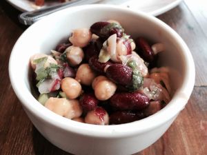 bean salad at The Cafe in Key West