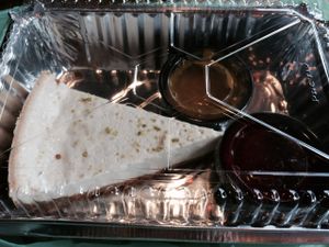 vegan key lime cheese cake at The Cafe in Key West