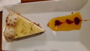 Key lime cheese cake at The Cafe in Key West