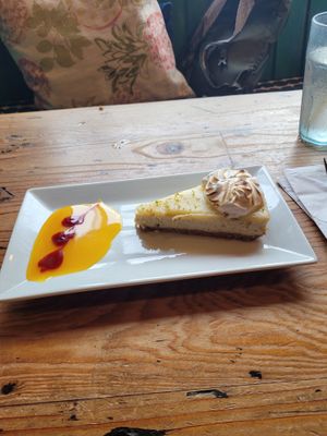 Key lime cheesecake at The Cafe in Key West