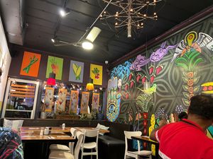 Back room at The Cafe in Key West