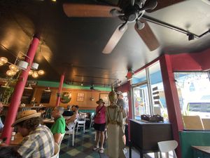 Inside cafe  at The Cafe in Key West