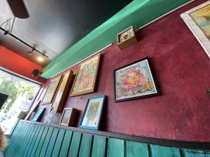 Inside cafe  at The Cafe in Key West