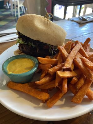 Veggie burger  at The Cafe in Key West