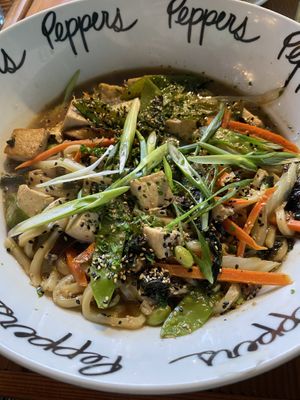 Udon bowl   at The Cafe in Key West