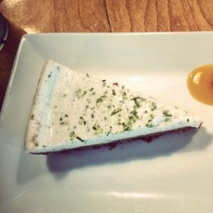 KEY LIME PIE. 
VEGAN. 

(I'll take five.) at The Cafe in Key West
