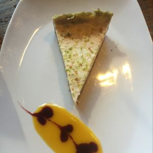 vegan key-lime pie  at The Cafe in Key West