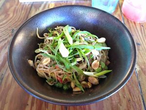 Soba and peanuts at The Cafe in Key West