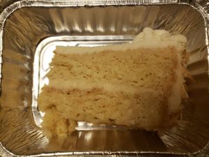 Cocunt cake at The Cafe in Key West