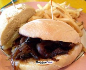 Seitan Peppersteak sandwich at The Cafe in Key West