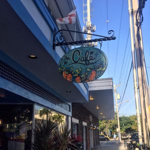 outside  at The Cafe in Key West