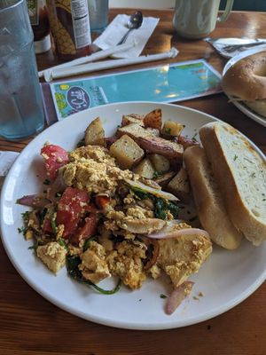 Tofu scramble at The Cafe in Key West