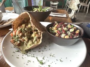 Falafel in Pita  at The Cafe in Key West