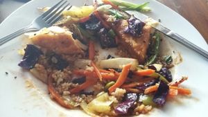 kung pao at The Cafe in Key West