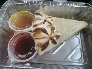 vegan key lime pie  at The Cafe in Key West