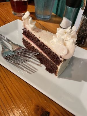 Vegan red velvet cake. So good.  at The Cafe in Key West