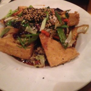 Kung pow tofu at The Cafe in Key West