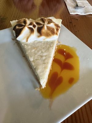 Key-lime cheesecake   at The Cafe in Key West