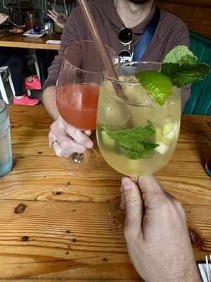 mimosas   at The Cafe in Key West