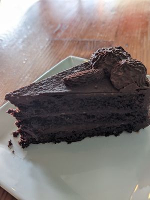 Chocolate Chip Cake at The Cafe in Key West