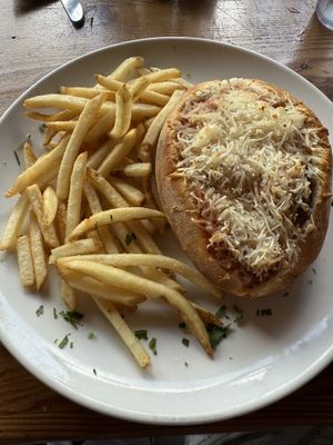 Vegan meatball sub  at The Cafe in Key West