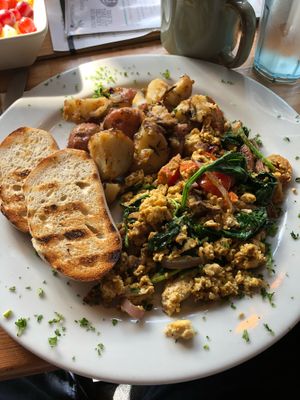 Tofu Scramble at The Cafe in Key West