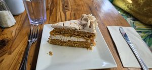 Great Vegan carrot cake at The Cafe in Key West