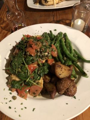 Tofu piccata special  at The Cafe in Key West