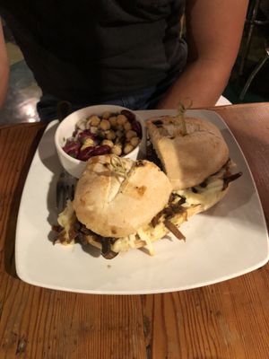 Pepper steak sandwich  at The Cafe in Key West